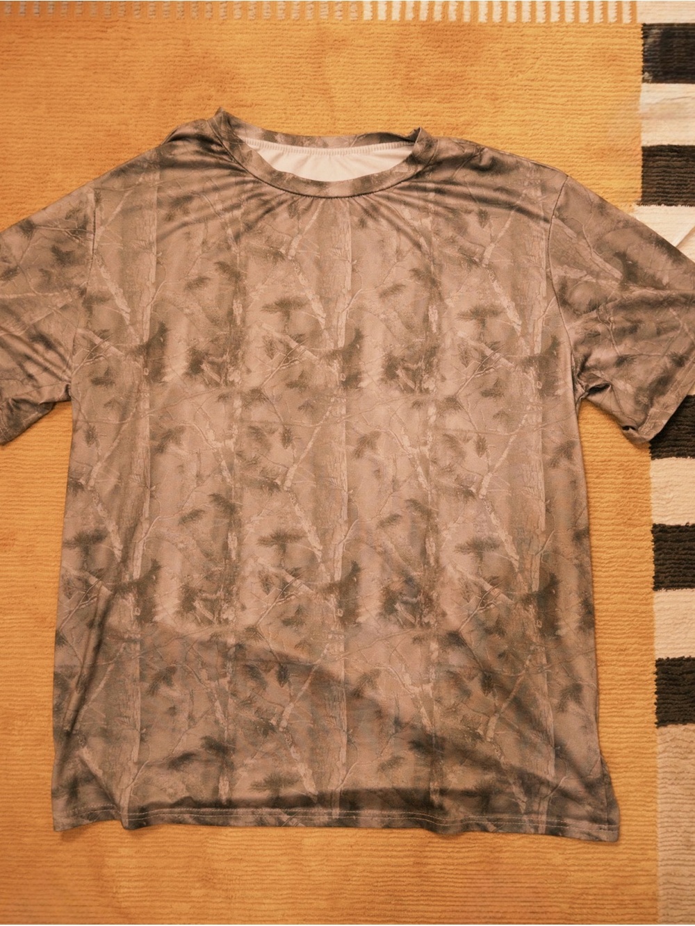Men's Short Sleeve Tie-Dye Crewneck Shirt - Gray